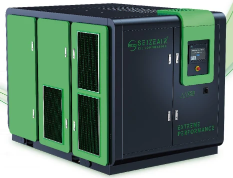 Adaptiv PM VSD tvåstegs skruvluftkompressor