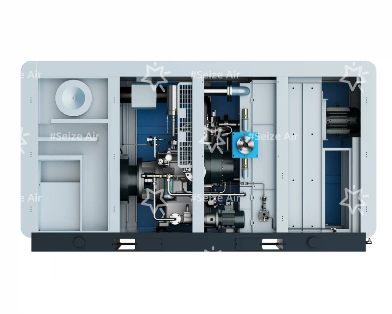 500 kW PM VSD dry type oil-free screw compressor
